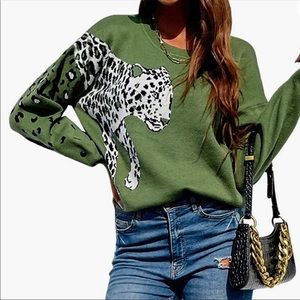 Army Green Sweater 🤓